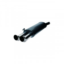 Rear Exhaust / Muffler Opel Kadett E 2.0 16V GSI 2 Outlets DTM 63mm