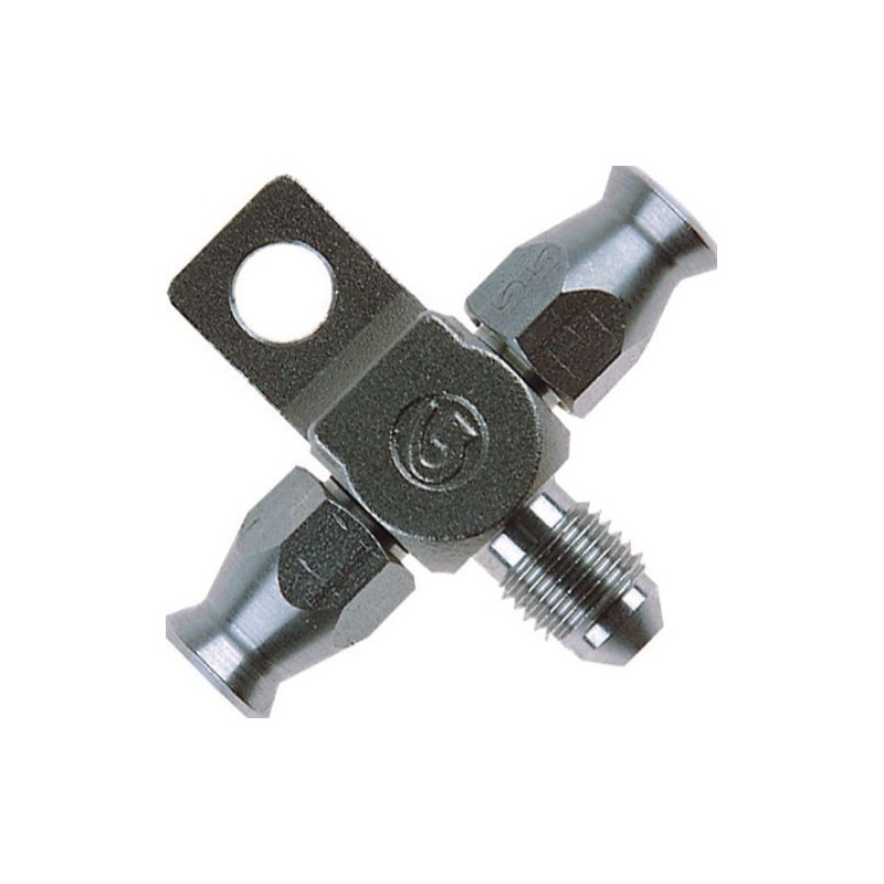 TE Goodridge 1 Mannelijk + 2 Vrouwelijk 3/8X24 JIC / UNF Radiale montage - G-5132-03C - 5132-03C - 3661768007945