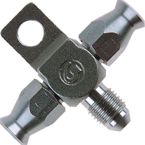 TE Goodridge 1 Mâle + 2 Femelles 3/8X24 JIC / UNF Fixation Radiale - G-5132-03C - 5132-03C - 3661768007945