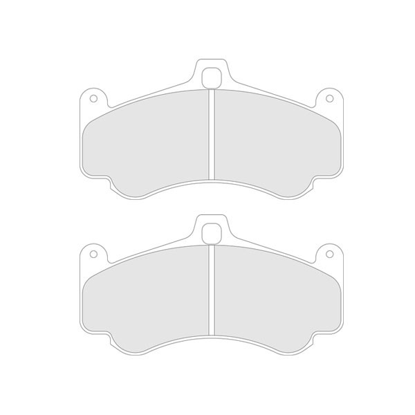 Brake Pads  CL Brakes RC6 Front Porsche GT3 - CL-4075-RC6 - 4075RC6 - 3661768218969