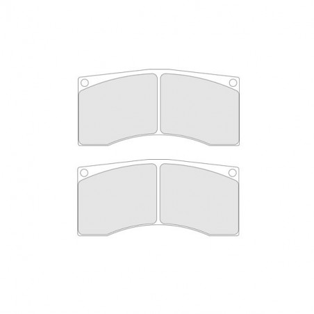Plaquettes de frein CL Brakes RC6 Peugeot 206 Super 1600
