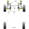 Silent-Bloc Powerflex Barre Anti-Roulis Avant Audi A4 25mm (2 Pièces)