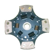 Koppelingsplaat BRATEX 4 blokken gesinterd metaal gedempt 6 verenHonda Civic V-Tech - EMB-2733 - 2733CX - 3661768195697