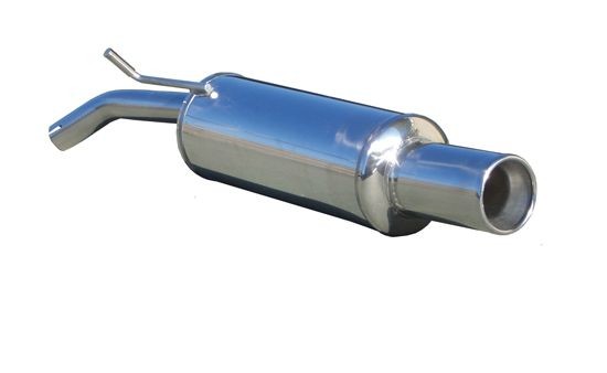 Terminals / Muffler Inoxcar Stainless Steel Citroën C2 1.4/1.4 VTR 1x102mm - IC-CIC202102 - CIC2.02.102 - 3661768204832