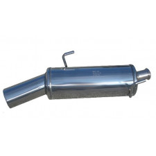 Scarico / Silenziatore Inoxcar Inox Peugeot 106 1.1 / 1.3 / 1.4 Dopo 1996 Uscita 1x102mm