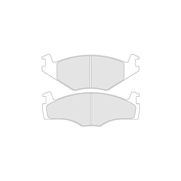 Plaquettes de Frein CL Brakes RC6 Avant VolkswagenGolf 1 GTi - CL-4021-RC6 - 4021RC6 - 3661768201893