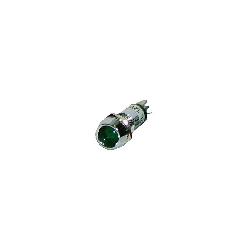Verzonken metalen kijkglas groene LED - EL-MR987096 - MR.987096 - 3661768198858