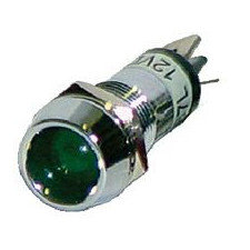 Verzonken metalen kijkglas groene LED - EL-MR987096 - MR.987096 - 3661768198858