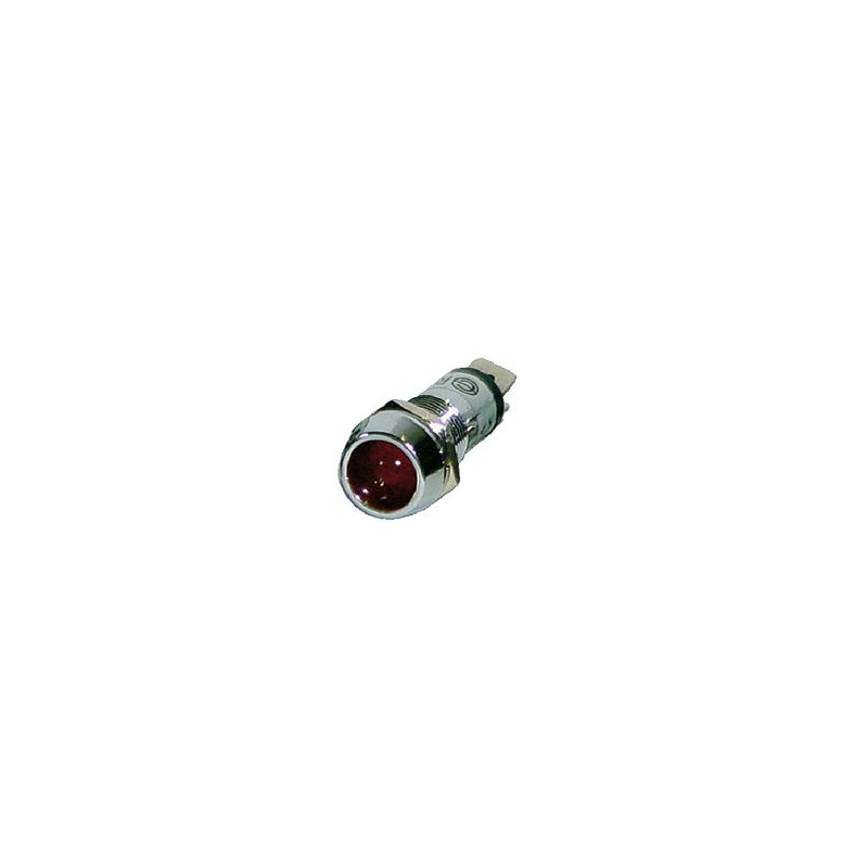 Inneembaar metalen kijkglas rode LED - EL-MR987094 - 24003 - 3661768198841