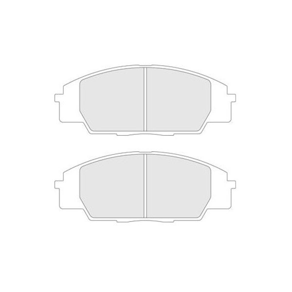 Remblokken CL Remmen RC6 voor HONDA Civic Type-R van 01 tot 06 - CL-4070-RC6 - 4070RC6 - 3661768202142