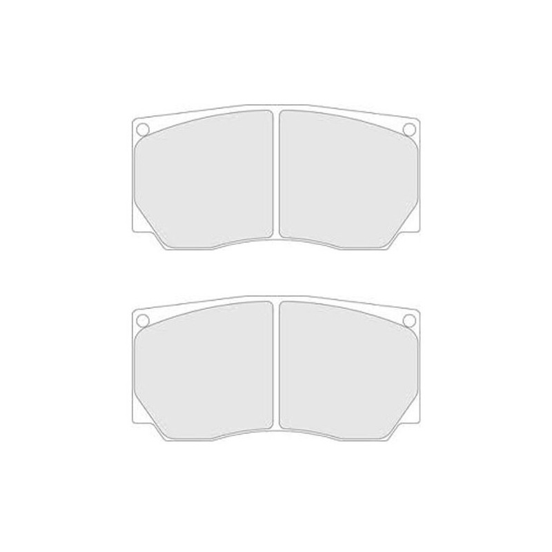 CL Remmen RC6 remblokken voor Mitsubishi Lancer Evo IX - CL-5011W61T17RC6 - 5011W61T17,5RC6 - 3661768202418