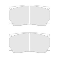 CL Remmen RC6 remblokken voor Mitsubishi Lancer Evo IX - CL-5011W61T17RC6 - 5011W61T17,5RC6 - 3661768202418