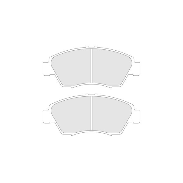 Brake Pads  CL Brakes RC6 Front Honda Civic Vtec - CL-4077-RC6 - 4077RC6 - 3661768202166