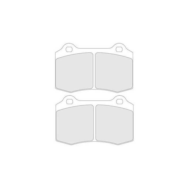 Plăcuțe de frână CL Brakes RC6E pentru etrierul față Brembo al modelului Peugeot 406 - CL-4022-RC6E - 4022T15RC6E - 3661768270325