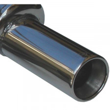 Inoxcar Stainless Steel Rear Exhaust / Muffler Opel Calibra 2.0 16v 136cv 1x102mm