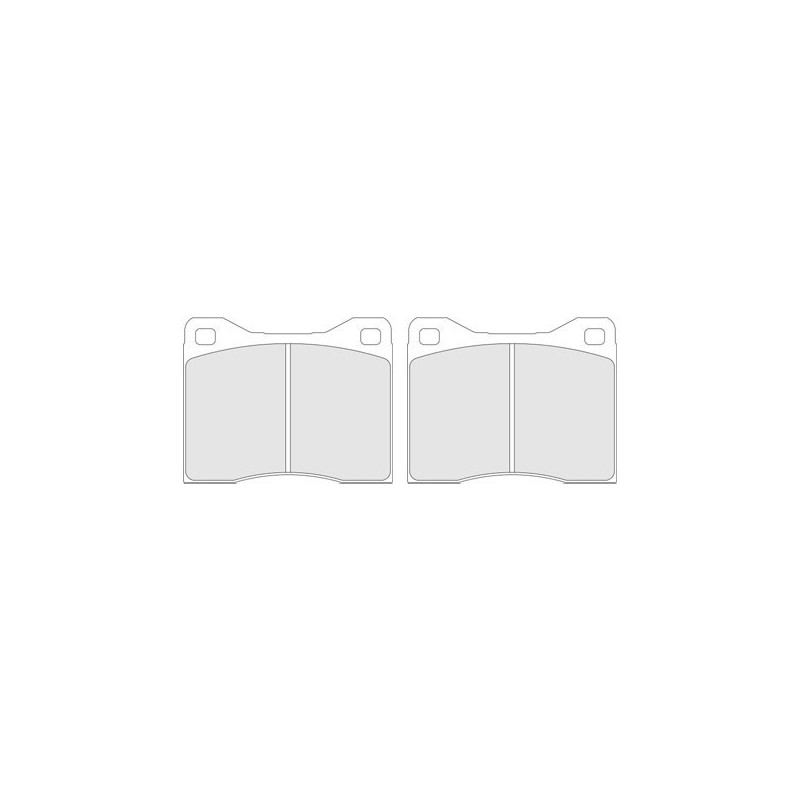 Plăcuțe de frână CL Brakes RC6 față pentru BMW 2002 Ti - CL-4014-RC6 - 4014T16,5RC6 - 3661768252710