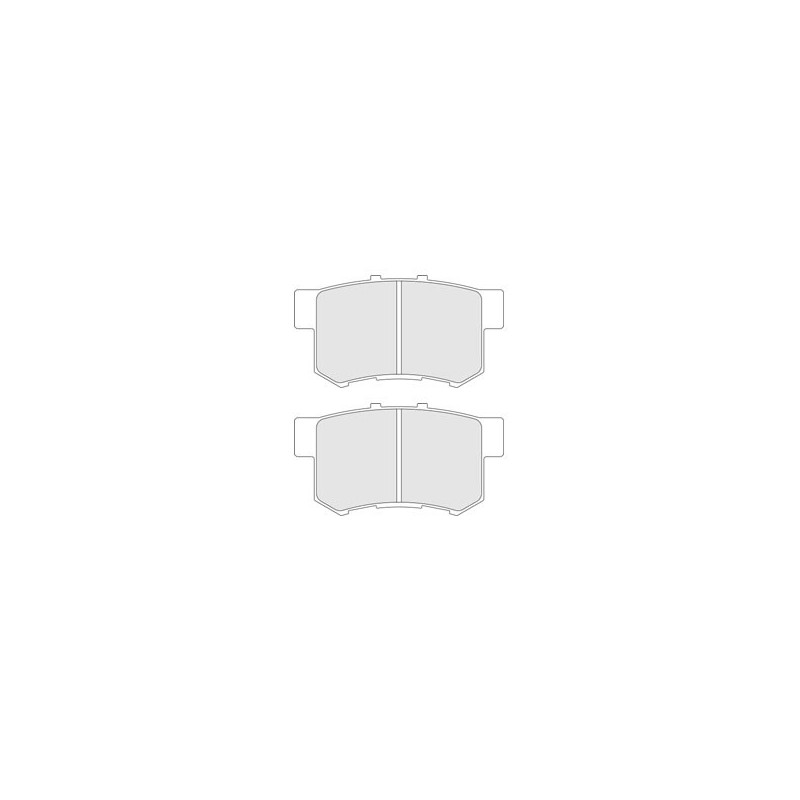 Remblokken CL Remmen RC6 achter HONDA Integra 1.8 Type-R 16V DC2 (190CV) van 96 tot 02 - CL-4045-RC6 - 4045RC6 - 3661768271469