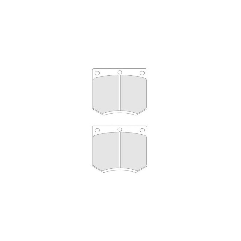 CL Remmen RC6 remblokken voor Ford Escort RS MK2 - CL-4085-RC6 - 4085RC6 - 3661768282113