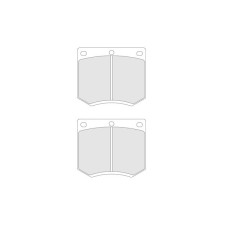 CL Remmen RC6 remblokken voor Ford Escort RS MK2 - CL-4085-RC6 - 4085RC6 - 3661768282113