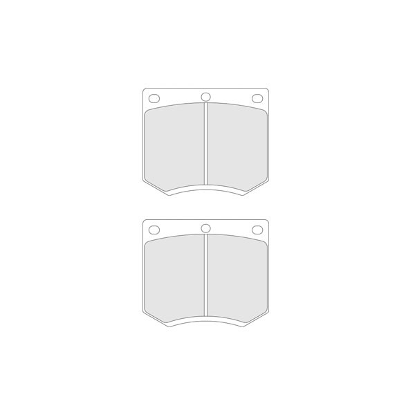 CL Remmen RC6 remblokken voor Ford Escort RS MK2 - CL-4085-RC6 - 4085RC6 - 3661768282113