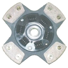Koppelingsplaat BRATEX 4 blokken gesinterd metaal gedempt 6 verenAlfa Romeo 146 1.7 16v - EMB-2596 - 2596CX - 3661768284803
