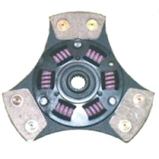 Koppelingsplaat BRATEX 3 gesinterde metalen remblokken 6 verenFiat Uno Turbo 1.3 - EMB-2503 - 2503CX - 3661768286470