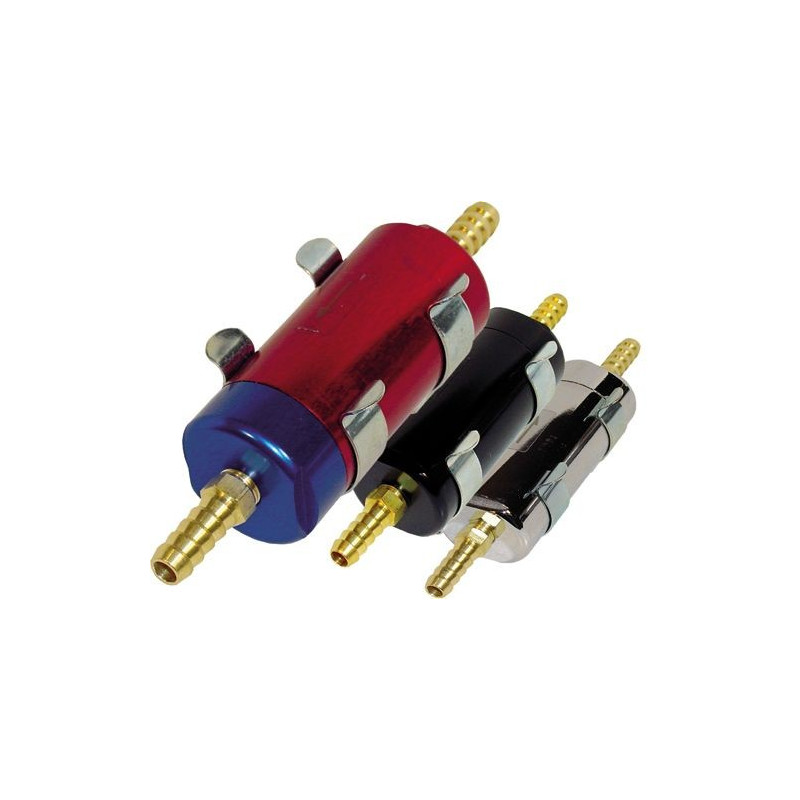 Brandstoffilter Carburateur / Injectie 8mm Zilver - M-SBF002A - SBF002S - 3661768290255