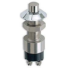 Verchroomde drukknop/schakelaar 30A - EL-CX846 - CX846 - 3661768291580