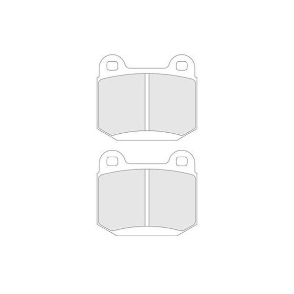 Remblokken CL Remmen RC5+ achter Mitsubishi Evo 5-8 - CL-4060-RC5+ - 4060RC5 - 3661768292587