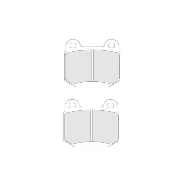 Remblokken CL Remmen RC5+ voor ALFA ROMEO 75 1.8 Turbo van 86 tot 92 - CL-4060-RC5+-143 - 4060T14RC5 - 3661768293881