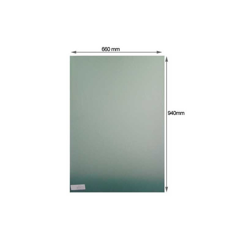 Binnenvleugelbeschermer Dikte 2 mm Afmetingen 940X660 Wit - BOR20-940X660-BL - POLYPROPYLENE BLANC - 3661768298572