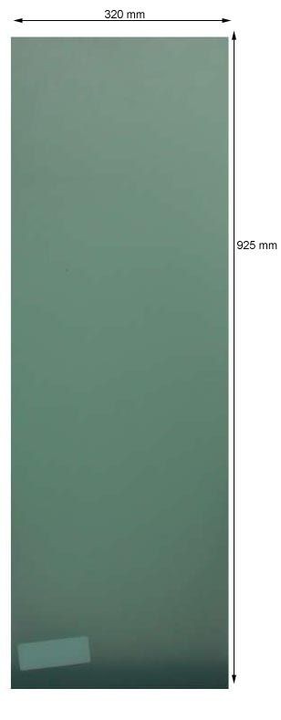 Placă de protecție interioară pentru aripă, grosime 2 mm, dimensiuni 925 x 320, albă - BOR20-925X320-BL - POLYPRO BLC 925X320 - 3661768298602