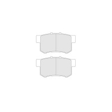 Remblokken CL Brakes RC5+ achter HONDA Civic Coupe EX van 06 tot 10 - CL-4045-RC5+ - 4045RC5 - 3661768304259