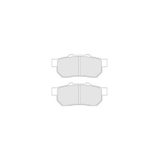 Remblokken CL Remmen RC6 achter Honda Accord 2.2 16V van 89 tot 92 - CL-4076-RC6 - 4076RC6 - 3661768306994