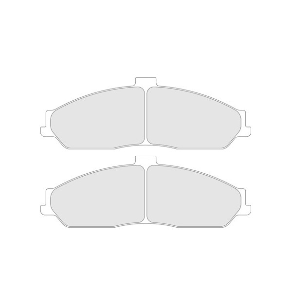Brake Pads  CL Brakes RC6 Front Corvette C5 - CL-4092-RC6 - 4092RC6 - 3661768309391