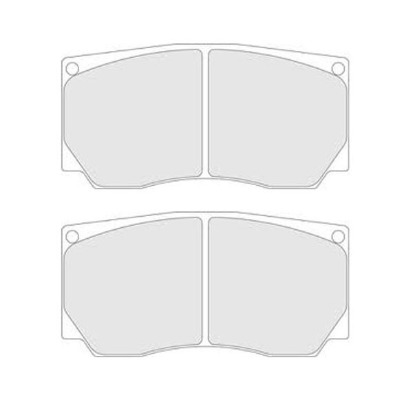 Plăcuțe de frână CL Brakes RC8 față pentru Mitsubishi Lancer Evo IX - CL-5011W61T17RC8 - 5011W61T17,5RC8 - 3661768310731