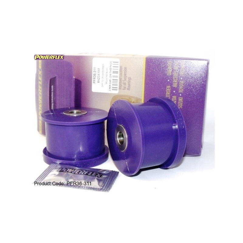 Silent-Bloc Powerflex Differentieel Mazda RX 7 (2 Onderdelen) - PF-R36311-2 - PFR36-311 - 5055676505088
