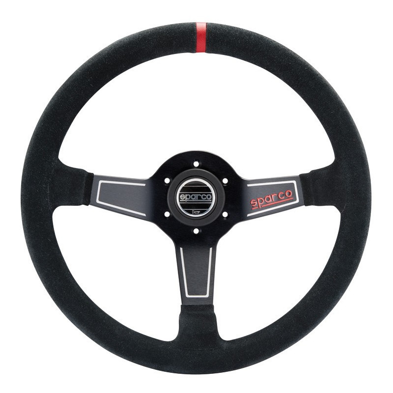 Sparco L575 Gedraaid Lederen Stuur Zwart - 015L750SC - 015L750SC - 8033280067212