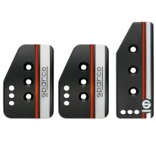 Sparco Settanta 3 pedaalset zwart - 037879OP01 - 037879OP01 - 8033280078690