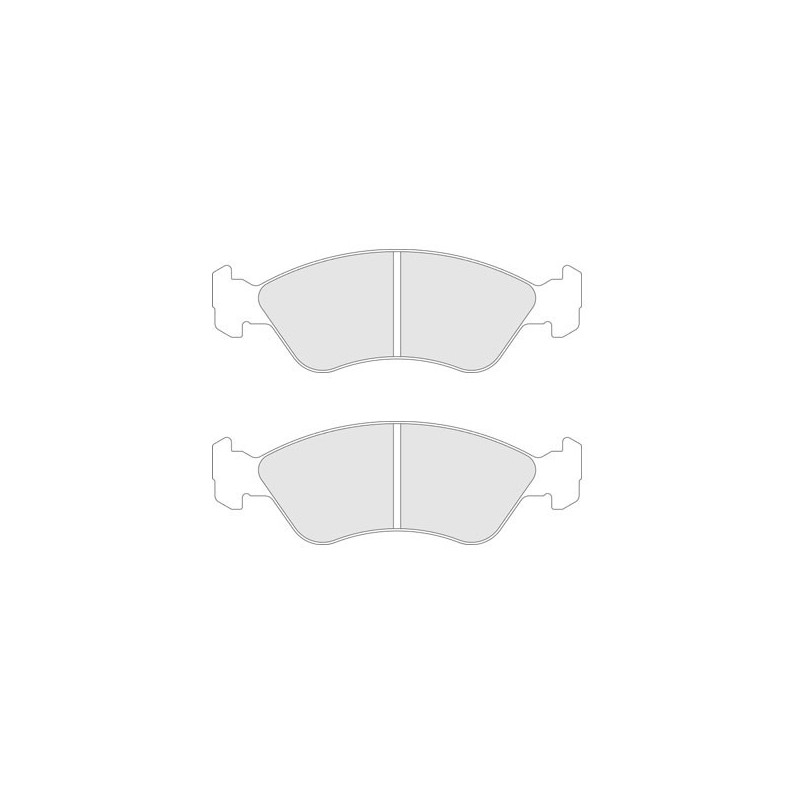 Remblokken CL Remmen RC6 achter Opel Astra F 1,6 16V - CL-4036-RC6 - 4036RC6 - 3661768332085