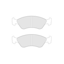 Remblokken CL Remmen RC6 achter Opel Astra F 1,6 16V - CL-4036-RC6 - 4036RC6 - 3661768332085