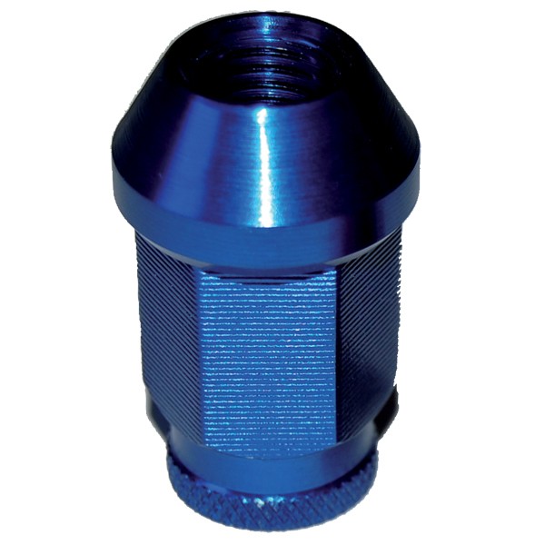 Conical Nut open 12x125 Alu Blue X20 - VIS-1511125AB - D1SPEC_MODRA-1.25 - 3661768332153