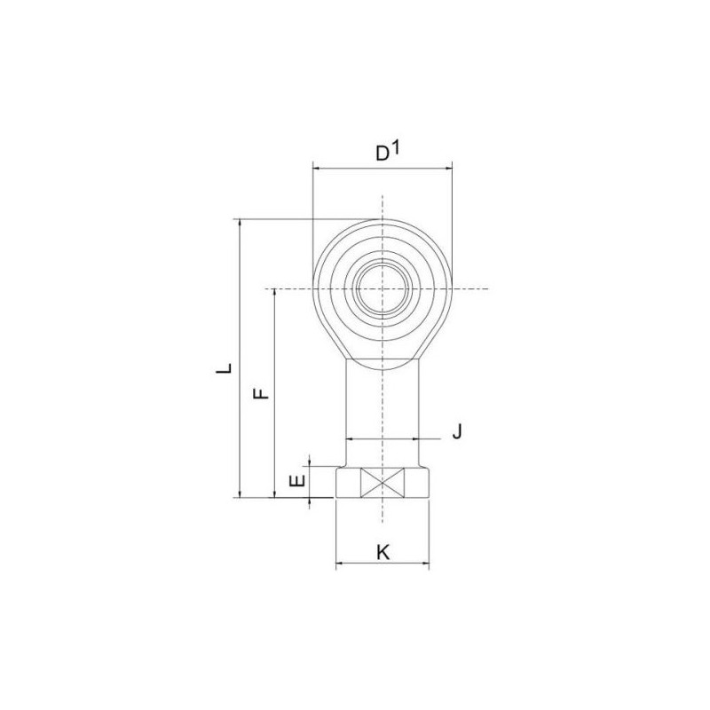 Wedstrijd Rodobal vrouwelijk oog 5/8" kogelgewricht - RO-AW-10T - AW-10T - 3661768333433