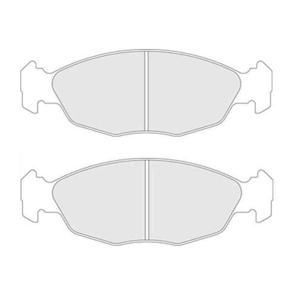 Remblokken CL Remmen RC8 voor Peugeot 106 S16 - CL-4017-RC8 - 4017RC8 - 3661768333884