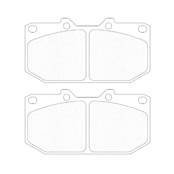 Plăcuțe de frână CL Brakes RC6E față pentru Subaru, cu 4 pistoane - CL-4047-RC6E - 4047RC6E - 3661768335925