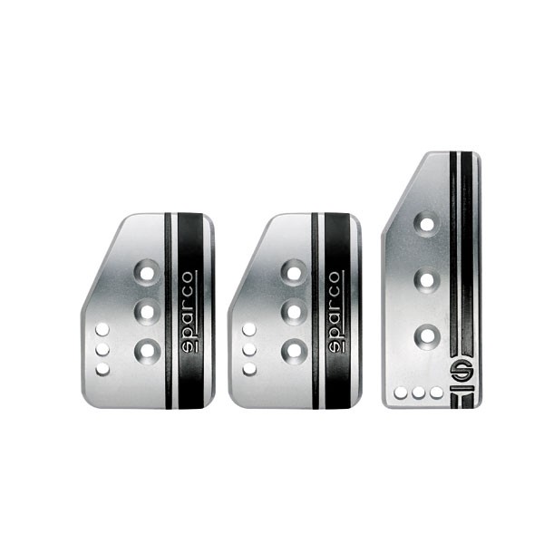 Kit 3 Pedali Sparco Settanta Standard Titanio - 037879IT01 - 037879IT01 - 8033280078652