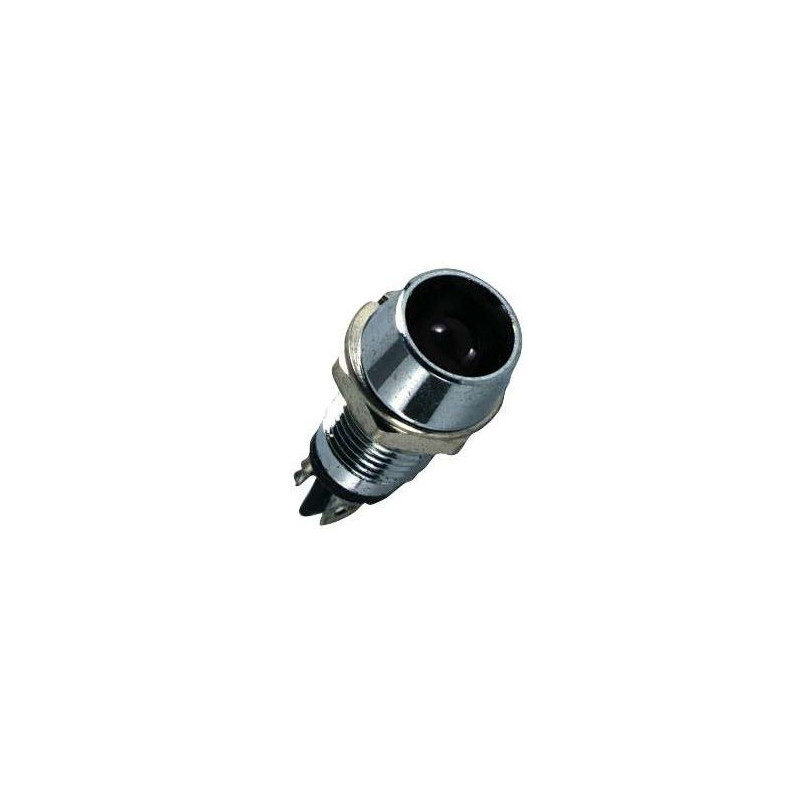 Mini LED-indicator Rood / Chroom - LU-K171 - 3661768058374