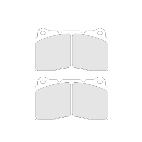 Plaquettes de Frein CL Brakes RC6E Avant Mitsubishi Evo 5-8 Ep16mm - CL-4066-RC6E - 4066T16RC6E - 3661768341162