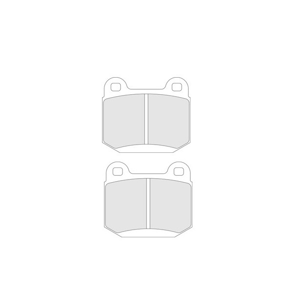 Remblokken CL Remmen RC6E achter Mitsubishi Evo 5-8 - CL-4060-RC6E - 4060RC6E - 3661768341179