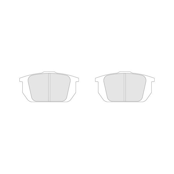 Plaquettes de Frein CL Brakes RC6 arrière ALFA ROMEO 33 1.7 4x4 16V de 90 à 94 - CL-4030-RC6 - 4030RC6 - 3661768388303